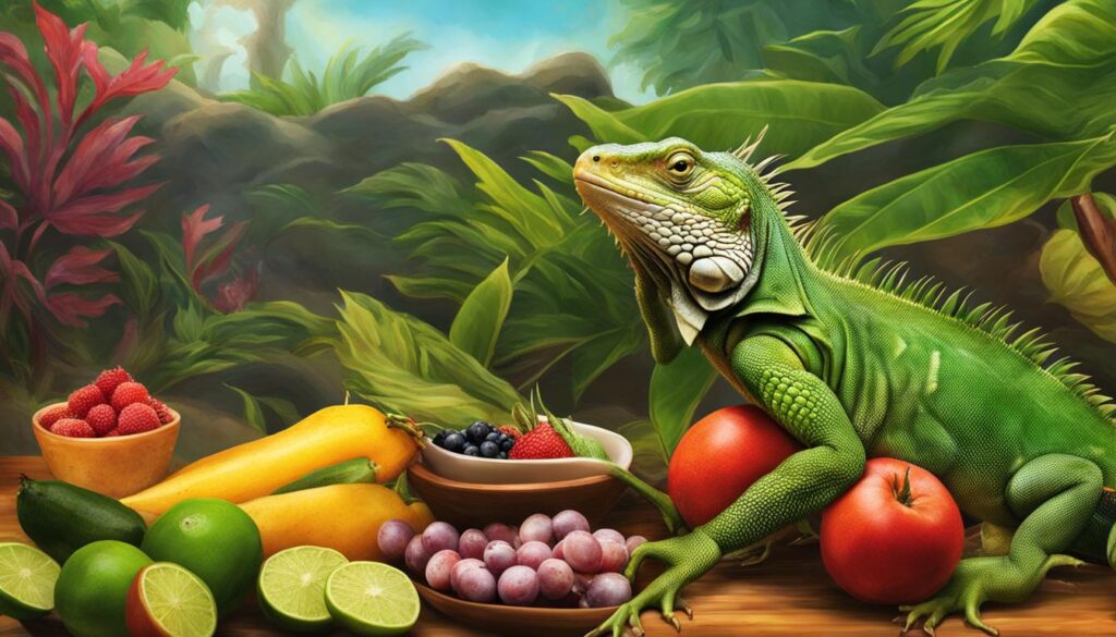 iguana feeding schedule