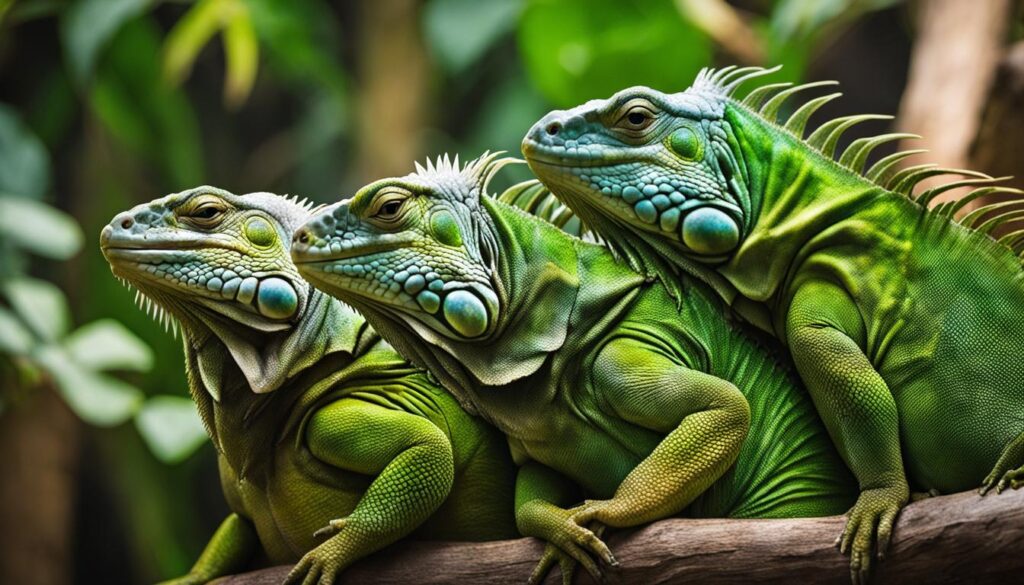 iguana group sleep