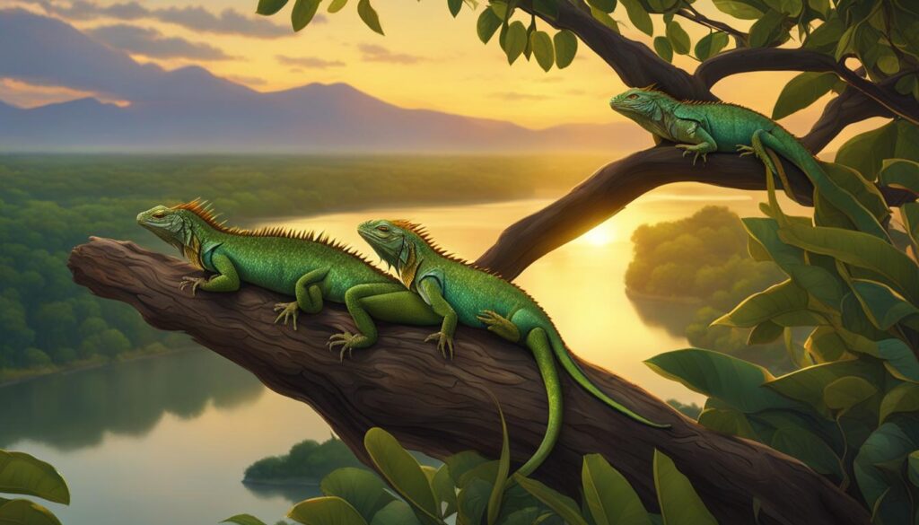 iguana sleeping habitats