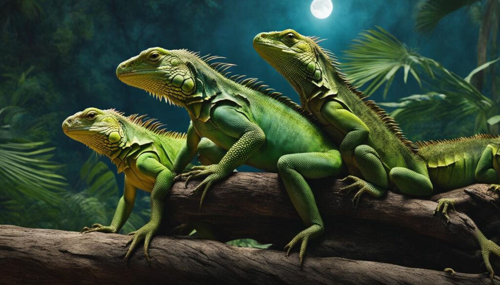 iguana social dynamics