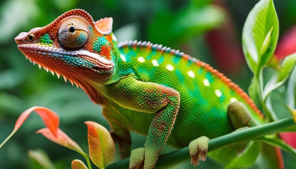 small chameleon