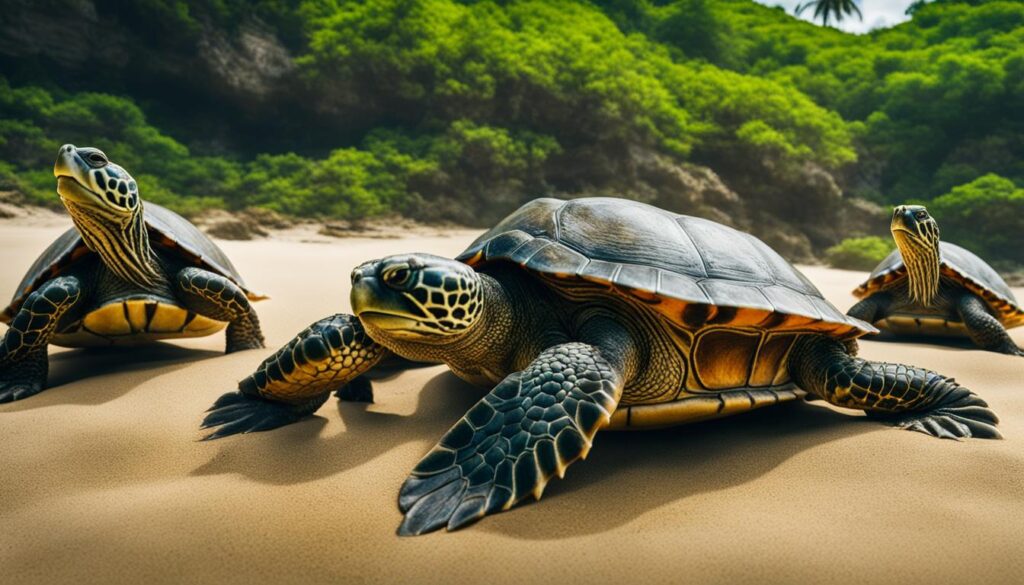territorial disputes and mating competition in turtles