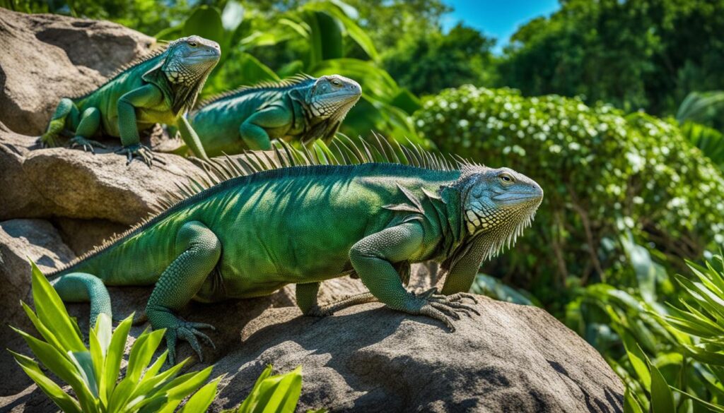 wild iguanas