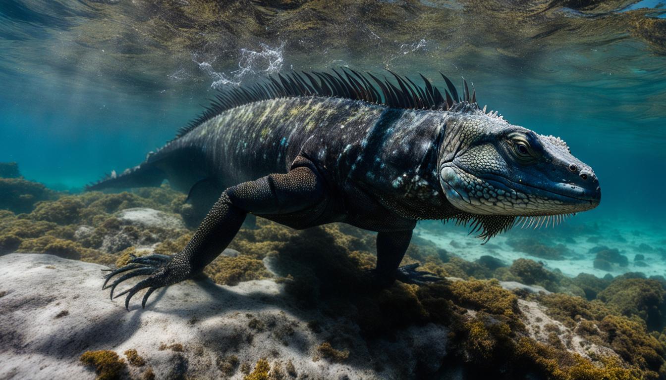 can iguanas breathe underwater