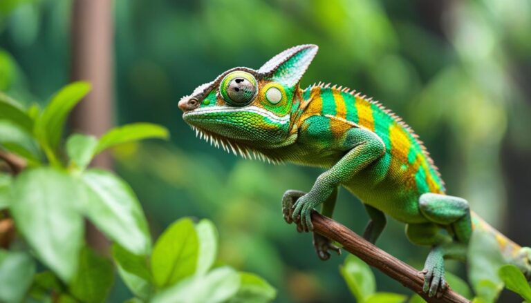 chameleon eye cleaning